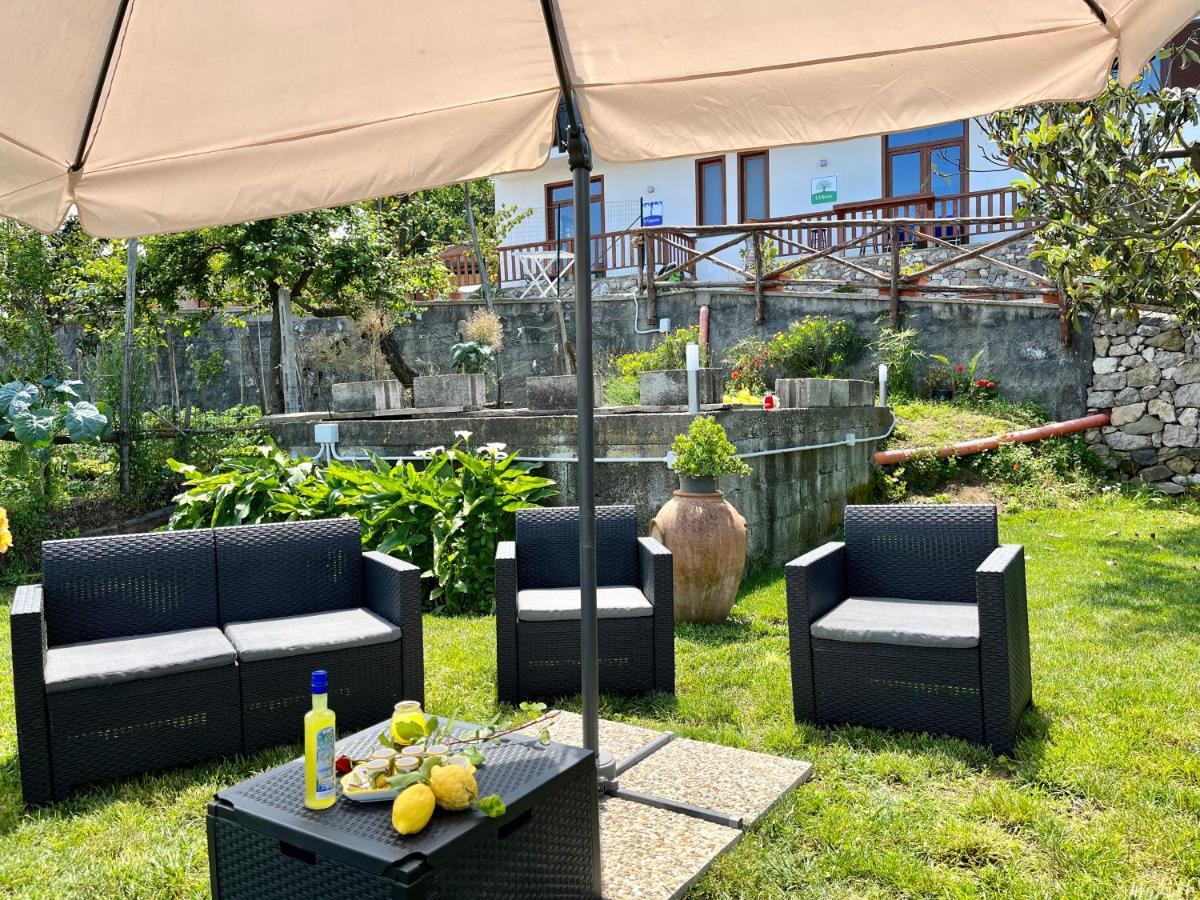 Villa La Badia Montechiaro - Breathtaking View Of Sorrento Coast Vico Equense Exterior foto