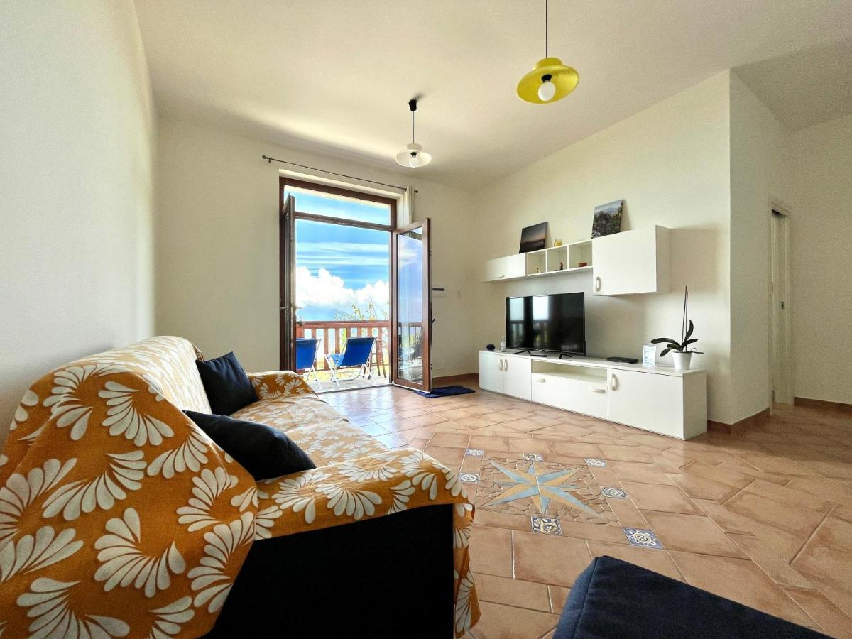 Villa La Badia Montechiaro - Breathtaking View Of Sorrento Coast Vico Equense Exterior foto
