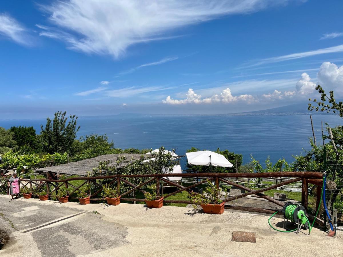 Villa La Badia Montechiaro - Breathtaking View Of Sorrento Coast Vico Equense Exterior foto